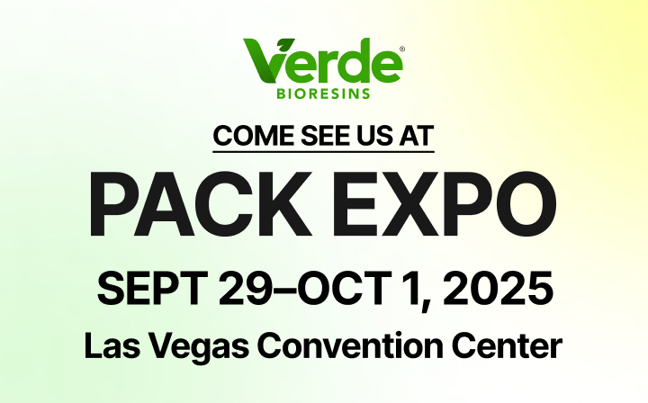 Verde Bioresins to attend Pack Expo graphic