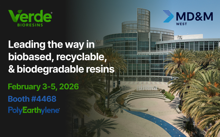 Verde Bioresins Showcases Sustainable Resin Solutions at MD&M West 2026